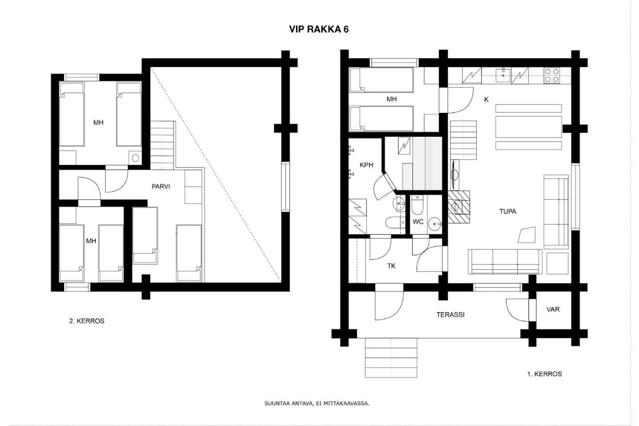 Vip Rakka Villas 5 & 6 Levi Bagian luar foto